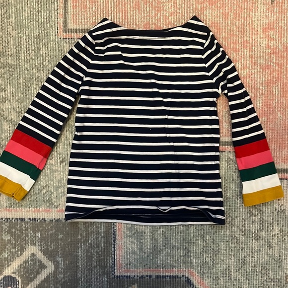 Boden Navy Striped Top - Picture 1 of 6